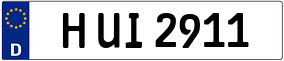 Truck License Plate
